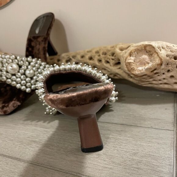 Free People x Jeffrey Campbell Portia Pearl Heels Size 6.5 - Picture 9 of 10